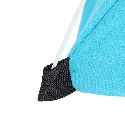 Gcgg Cama De Tienda De Campaña Cama Portátil Plegable Cata Cama Cama Portátil Perros Perros Pisita Pantera De Pista con Estera De Peluche Pequeño Animal Casa Jaula Azul