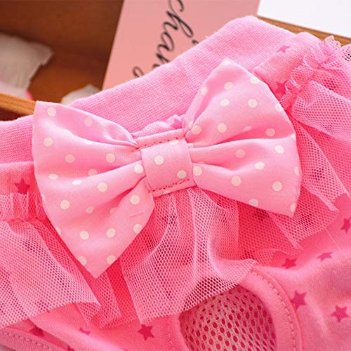 GHKK Pañales para Perros, Pantalones fisiológicos Sanitarios para Mascotas, pañales para Perros, Pantalones Cortos Lavables para Perros, Bragas, Ropa Interior para menstruación, Bragas para Mascotas