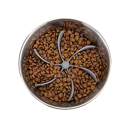 GRONP Comedero de alimentación lenta para perros, accesorio para alimentación lenta para perros, suministros de alimentación para perros y gatos, cuenco y cuenco para evitar vómitos