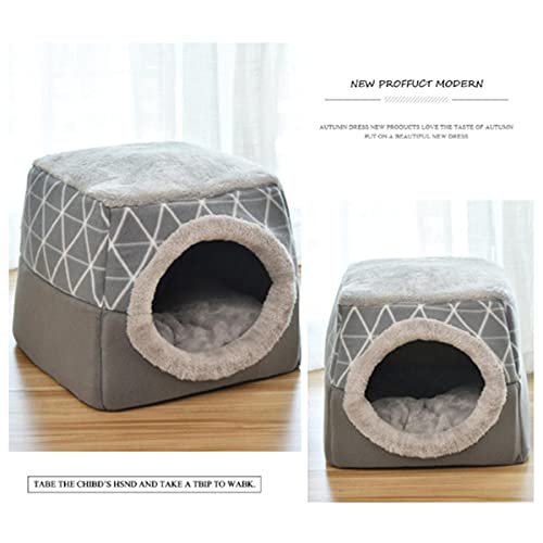 Gusano para mascotas Arena para gatos Cápsula espacial Casa universal para gatos Habitación cerrada Suministros para mascotas de bambú Nido para gatos Casa para mascotas Casa para perros Nido para g