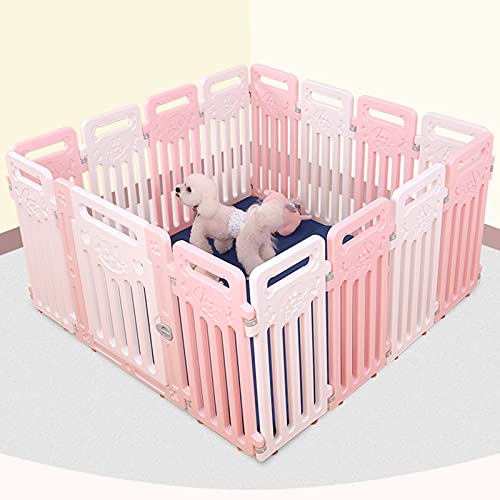 Huo Pantera De Mascotas Cerca De Plástico con Puerta DIY DIY Pet Pet Pequeño Pantalla por Pequeños Pequeños Pequeños para por Puppy, Gatito, Guinea Pigs, Conejito(Size:70 * 70 * 73cm)