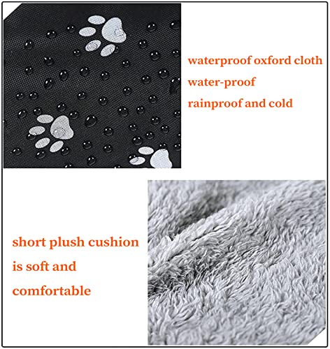 IELSH Casa para Gatos/Perros Exterior Invierno, Caseta para Gatos Exterior Impermeable, Casa para Mascotas Exterior Refugio Animales, 3 Especificaciones, Buen Efecto de Aislamiento