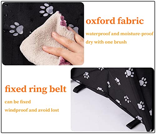 IELSH Casa para Gatos/Perros Exterior Invierno, Caseta para Gatos Exterior Impermeable, Casa para Mascotas Exterior Refugio Animales, 3 Especificaciones, Buen Efecto de Aislamiento
