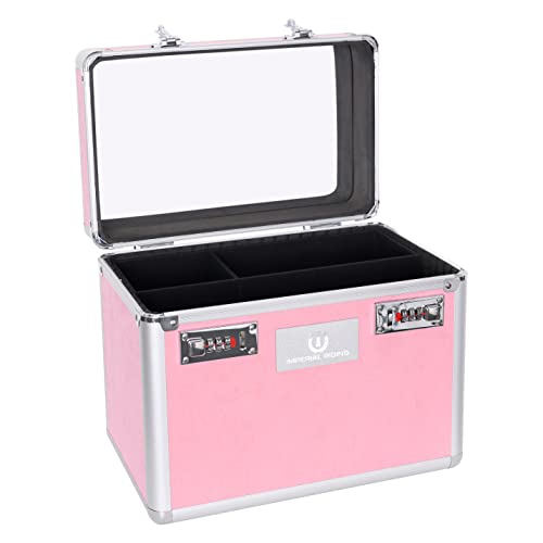 Imperial Riding IRHShiny Flower Power - Caja de limpieza con espejo (tamaño pequeño), color rosa