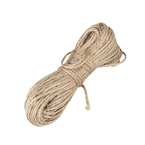 iplusmile 100 unidades de papel de regalo de Navidad con diseño de árbol de Navidad, etiquetas de paquetes de regalo, etiquetas de papel de equipaje con cuerda de 20 m (Brun)