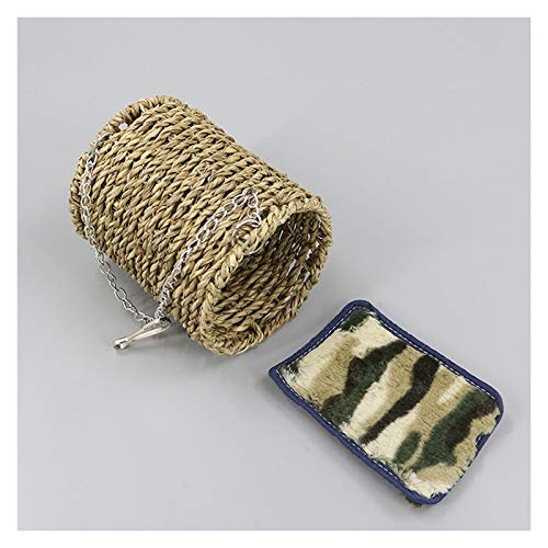 Jaula Pájaros Birdcage Fibra natural Acogedora Cría de descanso, lugar para pájaros proporciona refugio del escondite de pájaros de clima frío pequeños pájaros exóticos y Canarios Rekord
