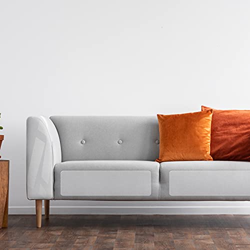JJoexyfit 12 protectores de sofá para muebles de gato, protector de arañazos con 30 clavos en espiral para proteger muebles tapizados sofá