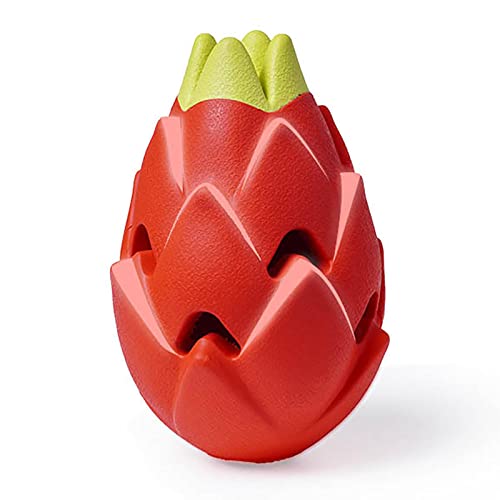 Juguete para masticar frutas para perros, juguete resistente a las fugas de comida para perros, juguetes interactivos para perros de diseño elegante, juguetes para perros para masticadores My99 ushomi
