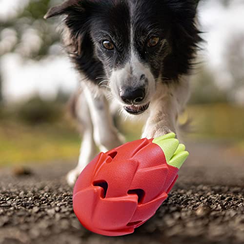 Juguete para masticar frutas para perros, juguete resistente a las fugas de comida para perros, juguetes interactivos para perros de diseño elegante, juguetes para perros para masticadores My99 ushomi