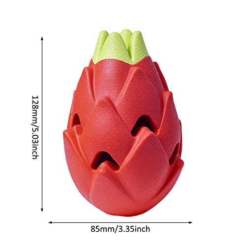 Juguete para masticar frutas para perros, juguete resistente a las fugas de comida para perros, juguetes interactivos para perros de diseño elegante, juguetes para perros para masticadores My99 ushomi