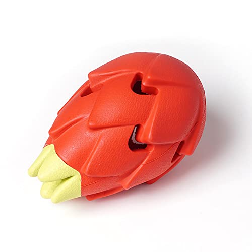Juguete para masticar frutas para perros, juguete resistente a las fugas de comida para perros, juguetes interactivos para perros de diseño elegante, juguetes para perros para masticadores My99 ushomi