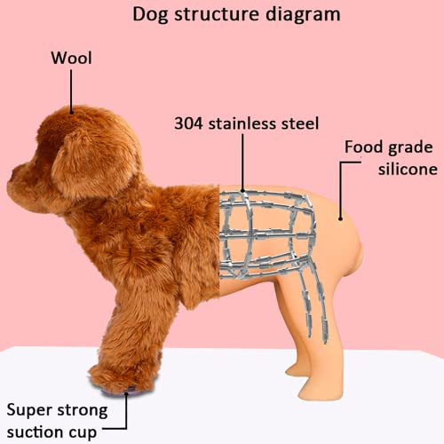 Juguetes De Celo Para Perros, Juguete Para Dormir De Peluche Con Sonido Interactivo, Para Perros, Alivio De La Ansiedad, Juguetes De Ventilación Para Dormir, Altura Del Canal 28 CM/11 Pulgadas