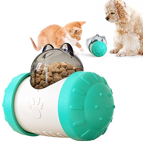 Juguetes de mascicio para perros Fuga de comida for perros con ejercicio de rueda. IQ for perros cachorros gatos rompecabezas vaso oculto comida juguete mascotas productos suministros accessorie Jugue