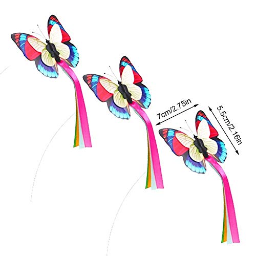 Juguetes interactivos para Gatos, Simulador de Vuelo Mariposa Respuesto Interactivo Giratorios del Gato de 360 ​​° para Gatos de Interior Jugando