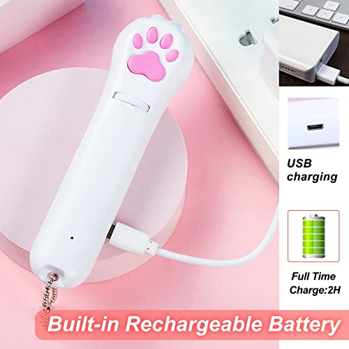Juguetes interactivos para Gatos y Perros, Juguetes de Entrenamiento para Hacer Ejercicio, USB Recargable