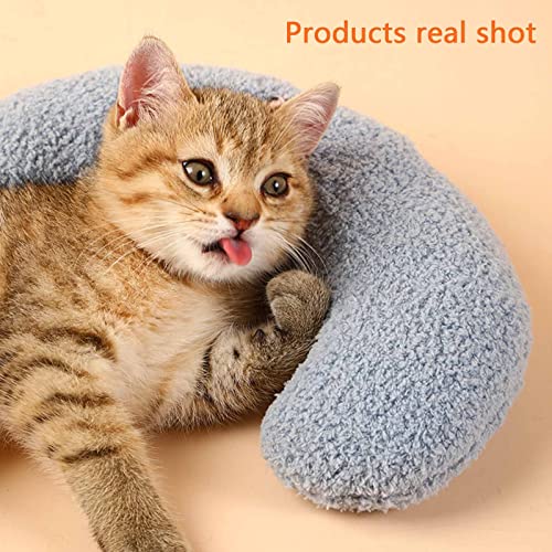 Juguetes para masticar perros en forma de U, almohada calmante para la dentición de cachorros, suave, resistente a mordeduras, para perros pequeños, ayuda para dormir