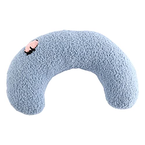 Juguetes para masticar perros en forma de U, almohada calmante para la dentición de cachorros, suave, resistente a mordeduras, para perros pequeños, ayuda para dormir