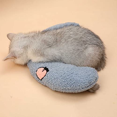 Juguetes para masticar perros en forma de U, almohada calmante para la dentición de cachorros, suave, resistente a mordeduras, para perros pequeños, ayuda para dormir