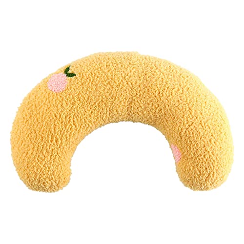 Juguetes para masticar perros en forma de U, almohada calmante para la dentición de cachorros, suave, resistente a mordeduras, para perros pequeños, ayuda para dormir