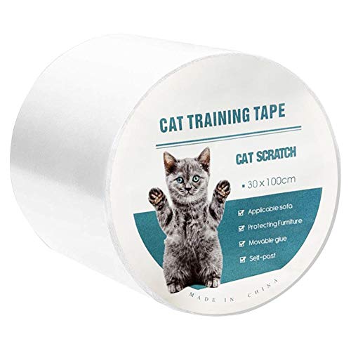 Kapokilly Gatos Protector De Muebles, Anti-Scratch Cat Training Tape Sofá Protector Protector Anti-Grab Stick Cintas Muebles Scratch Guards Vinilo Transparente Pet.