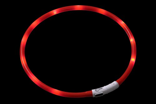 Karlie 64904 Visio Light Collar LED, Recargable con USB, Naranja