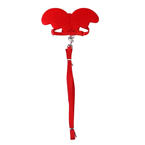 kdhkedjfdmdh Arnés de pollo ajustable con correa y alas Correa mediana de pechuga de pollo, ideal para gatos, perros, gallinas, pato y ganso cuerda de tracción perro gato