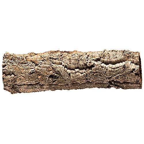 Kork-Deko Corteza de Corcho: Cueva de Corcho (Tubo de Chorcho) Longitud: 60 cm, Diámetro: 11-14 cm