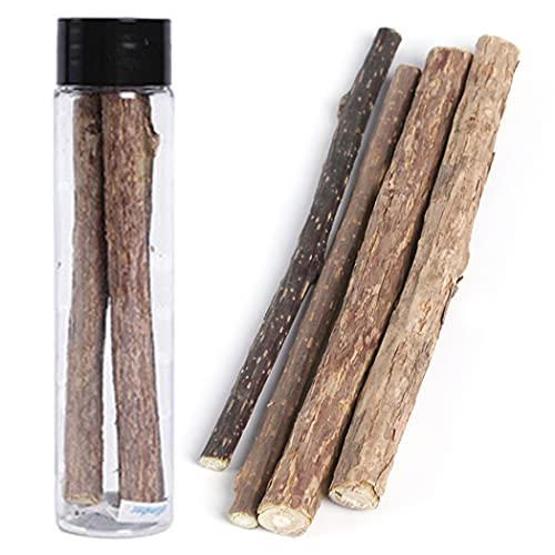 Legendog Cat Molar Stick Natural 4 Piezas Divertido Reutilizable Silvervine Kitten Play Toy Gatito Catnip Stick para Gato