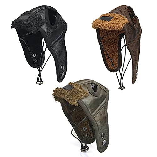 LIJSMZ Sombrero cálido Sombrero de Cuero Tapa de Perro Barato Mascotas para Perros Gorras de Mascotas Productos Graciosos Cosplay Mascota Perro Halloween Sombrero para Chihuahua