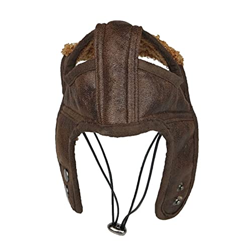 LIJSMZ Sombrero cálido Sombrero de Cuero Tapa de Perro Barato Mascotas para Perros Gorras de Mascotas Productos Graciosos Cosplay Mascota Perro Halloween Sombrero para Chihuahua