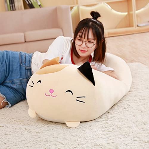 Lindo Gordito de peluche para gatos, gatito para mascotas, gatito, suave, gato para dormir, peluche para abrazar, almohada para gatos, regalos para pareja para niños y niñas