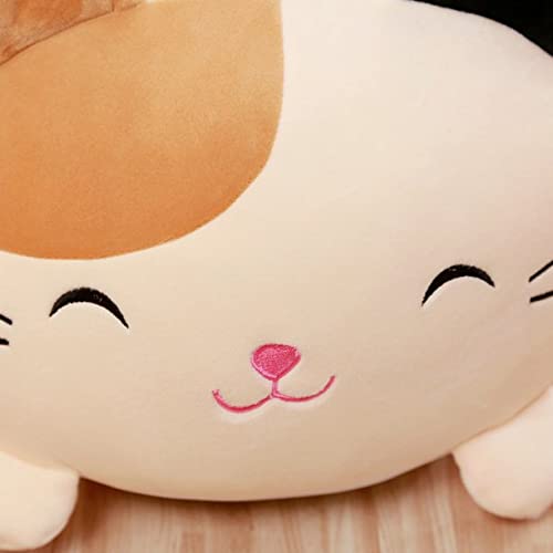 Lindo Gordito de peluche para gatos, gatito para mascotas, gatito, suave, gato para dormir, peluche para abrazar, almohada para gatos, regalos para pareja para niños y niñas