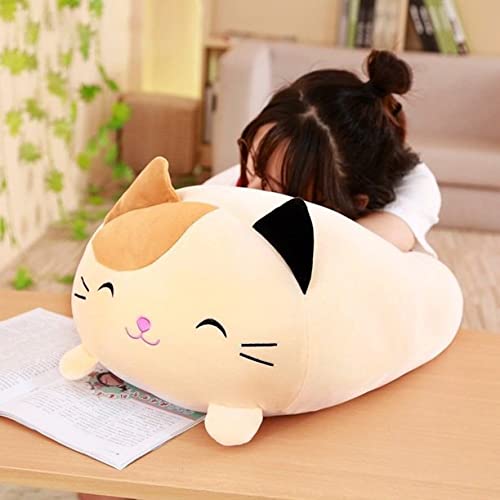Lindo Gordito de peluche para gatos, gatito para mascotas, gatito, suave, gato para dormir, peluche para abrazar, almohada para gatos, regalos para pareja para niños y niñas