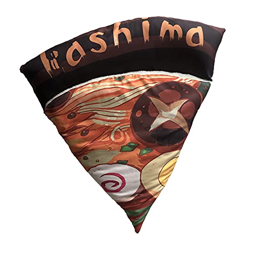 Lindo nido de pizza para mascotas, alfombrilla universal para gatos y perros, impermeable, suministros para mascotas pequeñas y medianas (1) (cebolla