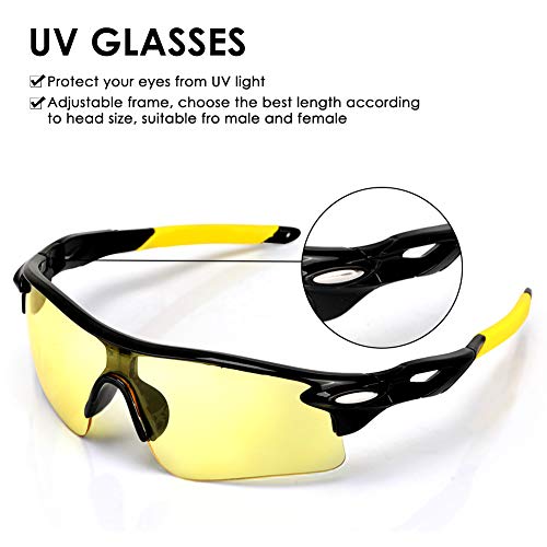Linterna de bolsillo UV 100 LED con gafas de protección UV para perro, gato, detector de orina, 395nm, lámpara de bolsillo negra para la orina, las manchas, las chinches, etc.