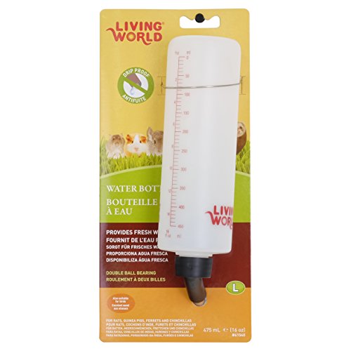 LIVING WORLD RC Hagen 61540 Vida Mundo Guinea Pig Botella & # 44; 16 oz con Percha