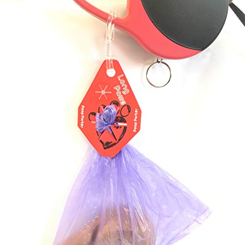 Long Paws Coop Porter Flex - Bolsa para caca (apta para todas las correas, talla única, color rojo, 50 g)