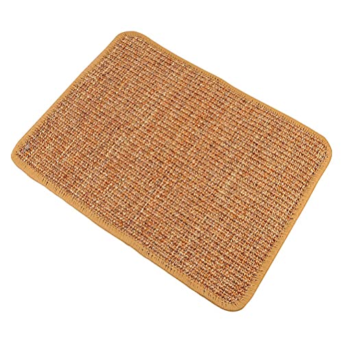 M I A Alfombrilla para rascar gatos de sisal horizontal para gatitos para proteger la alfombra de molienda, protector de muebles, 50 x 80 cm (color como se muestra)