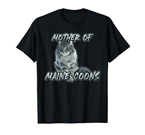 Madre de gato Maine Coons American Forest Cat Kitten Camiseta