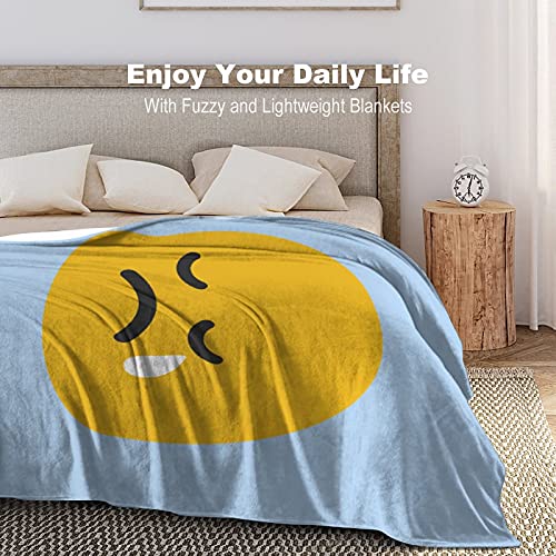 Manta suave de franela antialérgica de 101 x 127 cm, diseño de lágrimas divertidas para mascotas, perros, gatos, animales de caballo, tamaño pequeño