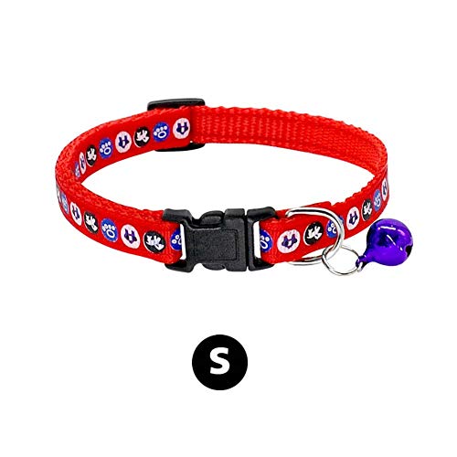 MAOBANG Collar Nylon Dog Cat Flea Collar Ajustable Anti Lice Pest Mosquitos Collares Kill Parasite Deworming para Mascotas pequeñas y Medianas, Negro, S