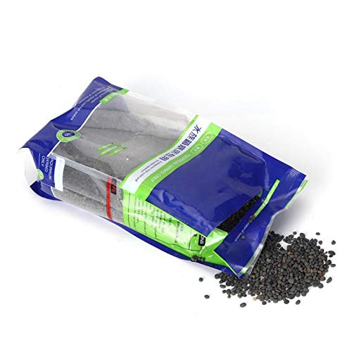 Mini Black Rocks Stone Decorativo, Piedra Natural Arena Acuario Grava DIY Plant Rock para Acuario, Pecera, Terrario, Jardinería (1000 g/Bolsa)
