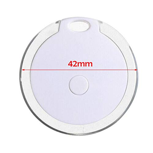 Mini Gato/Perro Localizador de Seguimiento GPS, Pequeño Dispositivo portátil Inteligente Anti-pérdida para niño/Mascota, Redondo Impermeable Dispositivo de alarmas Bluetooth (Azul, One 1 Pack)