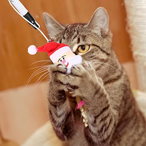 N/A/A Juguetes para Gatos - Varita de Juguete para Gatos - Juguetes de Peluche interactivos para Mascotas - Divertido Palo de Gato para el Ejercicio de persecución de Gatitos en Interiores Paradesour