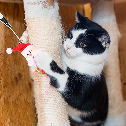 N/A/A Juguetes para Gatos - Varita de Juguete para Gatos - Juguetes de Peluche interactivos para Mascotas - Divertido Palo de Gato para el Ejercicio de persecución de Gatitos en Interiores Paradesour