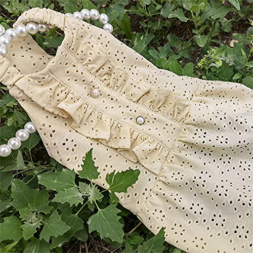NELIT Vestido de Gato sin Pelo Algodón Apto para la Piel Delgado Ropa de Gato esfinge-Beige_XS