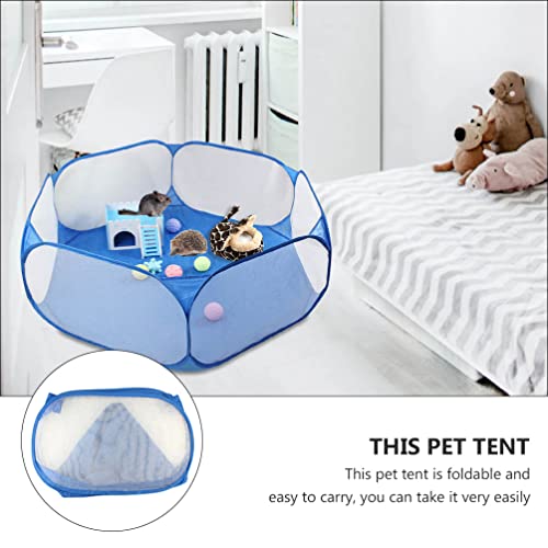NUOBESTY 2 Unids Portátil Plegable Mascota Playpen Cat House Casa de Perros de Interior Plegable para Interiores Aire Libre