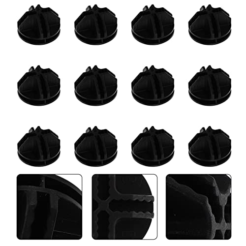 NUOBESTY Conector de Plástico Cubo de Rejilla de Alambre: 12 Unids Hebillas de Jaula de Mascotas para Organizador de Almacenamiento de Armario Modular Y Estanterías de Alambre ()
