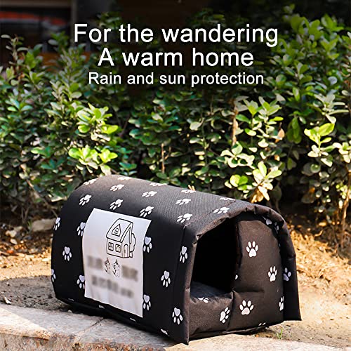 通用 Parque Garden Impermeable Oxford Tela Spray Mascota Gato Perro Casa Al Aire Libre Caliente A Prueba De Lluvia Pet Nido Perrera Cachorro Gatos Cama Dormir