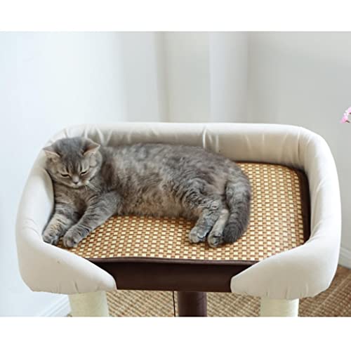 Patio de Juegos para Gatos Cat Actividad Árboles Cat Torre Gato Grande Arriba Condominio Cat Condominio con Cama Grande Sisal Cat Rasguño Post Sturdy Cat House Parque Infantil para Gatos